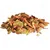 Mixture of dried ingredients such as vegetables, grains, seeds and insects. Suitable as food for small animals.