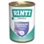 RINTI Canine AUFBAUKUR/Recovery ENERGIEWERT MIT RIND, blik hondenvoer met Duitse en Engelse tekst op het etiket. Hoher Kaloriengehalt, hoher Fleischanteil zichtbaar onderaan. RINTI Canine AUFBAUKUR/Recovery ENERGIEWERT MIT RIND, blik hondenvoer met Duitse en Engelse tekst op het etiket. Hoher Kaloriengehalt, hoher Fleischanteil zichtbaar onderaan.