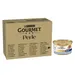 24x85 g gratis! 96x85 g Megapack Gourmet Perle + gratis 24x85g Gourmet Gold hrană umedă pisici - Perle 96 x 85 g Vită, pui, somon, ton (în sos) + Gold Mousse Pește oceanic 24 x 85 g
