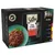 Sheba Fine Flakes in Jelly Succulent Selection, 12 x 85g, with beef, chicken, lamb and turkey. Shows food on a plate and highlights use of natural, high quality ingredients.