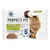 Perfect Fit Senior 7+ karma dla kotów, 4 x 85 g, total 5, bez sztucznych barwników i konserwantów, widoczny skład: indyk z marchewką, łosoś z groszkiem w sosie.