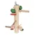 Trespolo XL TIAKI Swing in legno di Java - L 51 x P 25 x H 19 cm