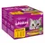 Boîte Whiskas Les Festins à la Volaille en sauce, 24 sachets. Pour chats 1 an et plus. Saveurs : poulet, canard, volaille, dinde. Texte multilingue visible sur l’emballage.