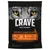 Crave Hundefutter mit hohem Proteingehalt, hergestellt mit 100% natürlichem Huhn, frischem Huhn, ohne Getreide. Mit Truthahn und Huhn. Verpackung zeigt Wolfsgesicht.