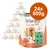 briantos Delicious Paté, 24×800g, Adult, Grain-Free Recipe, with Lamb & Carrots, No Sugar Added, No Artificial Flavourings, obrázek konzervy a balení