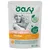 Oasy Adult Light in Fat con pollo, bocconcini in salsa. Ingredienti animali freschi, controllo del peso. Confezione da 85g.