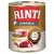 Lata de comida para perros Rinti Sensible, texto visible: 100% Lamm im Fleischanteil, nur 1 tierisches Protein, glutenfrei, für empfindliche Hunde, +Kartoffel.