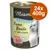 Miamor Kitten Feine Beute mit Geflügel, sans céréales, avec taurine, lot 24x400g. Texte en allemand sur l’emballage.