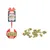 Beeztees Catnip Cookies i gaveæske med rød sløjfe og løse småkager ved siden af. Tekst: Merry Christmas, Present for. Beeztees Catnip Cookies i gaveæske med rød sløjfe og løse småkager ved siden af. Tekst: Merry Christmas, Present for.
