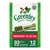 Greenies Dental Treats, MEDIUM 12–22 kg, 93 kcal pe snack, 12 snacks. Sigiliu VOHC vizibil pe ambalaj. Imagine cu un baton dentar verde și un câine desenat.