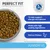 PERFECT FIT Supports Whole Body Health, With Natural Prebiotics. To help support the gut microbiome. Made with high quality ingredients. Rich in Chicken. JUNIOR <1. Text på engelska.