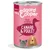 Edgard Cooper nourriture humide pour chiots, 400g, sans céréales, avec canard et poulet. Emballage rose avec illustrations de chiens.