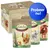 Lukullus natvoer voor honden, varianten: Huhn à la valenciana, Italiaiana, Provençale. Verpakking met kip, lam en rund zichtbaar. Blauw label: Probeer nu! Lukullus natvoer voor honden, varianten: Huhn à la valenciana, Italiaiana, Provençale. Verpakking met kip, lam en rund zichtbaar. Blauw label: Probeer nu!