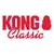 KONG Classic. Márkanév és termékvonal piros betűkkel, KONG-logóval.