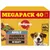 Pedigree Megapack 40, Adult Farmer's Selection in Gravy, 40 x 100g pouches. Visible ingredients include peas, carrots and meat pieces.