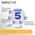 Perfect Fit total 5 : aide au maintien des défenses naturelles, bon fonctionnement urinaire, bonne digestion, peau et pelage sains, maintien du poids de forme. Sensitive 1+.
