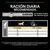 Tabla de ración diaria recomendada para perros según peso y actividad: 10–70 kg, menos de 1 h o 1–3 h de actividad. Incluye calculadora de ración diaria y texto explicativo. Tabla de ración diaria recomendada para perros según peso y actividad: 10–70 kg, menos de 1 h o 1–3 h de actividad. Incluye calculadora de ración diaria y texto explicativo.