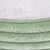 Nahaufnahme von weichem, flauschigem Material in Weiss und Grün, geeignet für Heimtierprodukte wie Betten oder Decken.
