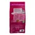 Back of pet food bag showing feeding guide, nutritional information, key features such as glucosamine, chondroitin, and 50% chicken, plus care instructions and contact details.
