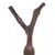 Natural wood branch in Y-shape, brown colour, suitable for decoration or pet accessories.