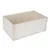 Rectangular wooden box made of light wood without lid, suitable for versatile uses.