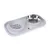 TIAKI Stainless Steel Double Bowl & Slow Feeder with Mat - 2 x 300ml