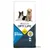Versele-Laga Opti Life Maxi Medium Senior Chicken Rice -koiranruokapakkaus, näkyvissä kaksi koiraa, tekstit: 0 % corn or wheat, 65 % animal protein, no gluten, yli 10 kg koirille.
