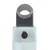 Close-up of a silver cutting head with plastic handle, suitable for precise cutting.