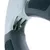 Close-up of an ergonomic handle with integrated cutting mechanism, suitable for precise cutting.