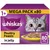 Mega pack of 80 poultry feasts in jelly, 85g each, for cats aged 1 year and over. Whiskas brand shown on packaging.