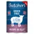 Butcher's Grain Free recipe in jelly with lamb and kidney. Supports farmers, British flag visible. New product.