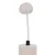 Close-up of a spring-mounted plush ball attached to a soft, cylindrical base, designed as an interactive toy accessory.