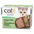 Catit Cuisine Hühnerfleisch-Pastete mit Hühnerleber, getreidefrei, 95g. Verpackung zeigt Produkt und Katze.