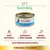 almo nature HFC Natural Tonno dell’Atlantico, 100% naturale, supporta l’idratazione, monoproteico, alta percentuale di pesce. Testo in italiano e inglese visibile sulla confezione.
