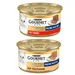 Lot Gourmet Gold Les Mousselines 24 x 85 g pour chat - lot mixte 2 : bœuf, dinde