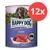 Happy Dog Sensible Pure Italy, Büffel Pur. Abbildung einer Dose mit rotem Fleisch und einem Hund. Packungsgröße: 12x. Happy Dog Sensible Pure Italy, Büffel Pur. Abbildung einer Dose mit rotem Fleisch und einem Hund. Packungsgröße: 12x.
