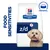 Bag labelled Hill's Prescription Diet z/d for food sensitivities, original formula indicated, with pet shown in front of packaging.