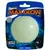 Chuckit! Max Glow Ball, balle phosphorescente, taille Large. Texte visible : Glows in the dark, brille dans le noir.