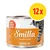 Smilla Poultry Pot, 12 x 200 g, z sercami drobiowymi, zawiera taurynę, bezzbożowa. Na etykiecie kot i napisy: with poultry hearts, contains taurine, grain-free.