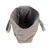 Sac en tissu bouclé beige avec anses, intérieur doublé gris, vu de dessus, sans marque visible ni texte apparent.