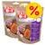 2 zakken 8in1 FILLETS pro active Chicken Snack met Nutri-Center, promotiepercentage zichtbaar op de verpakking. Tekst in meerdere talen over glucosamine en chondroïtine. 2 zakken 8in1 FILLETS pro active Chicken Snack met Nutri-Center, promotiepercentage zichtbaar op de verpakking. Tekst in meerdere talen over glucosamine en chondroïtine.