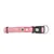 Collar ajustable para perro Max & Molly, color rosa, con cierre de plástico negro y anilla metálica. Etiqueta visible: Max & Molly Urban Pets.