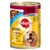Blik Pedigree hondenvoer, 3 soorten: rund, lam en kip in paté. Met 51% vlees, Vital Protection, natuurlijke afweer, spijsvertering, huid & vacht, botten. Tekst deels in het Duits. Blik Pedigree hondenvoer, 3 soorten: rund, lam en kip in paté. Met 51% vlees, Vital Protection, natuurlijke afweer, spijsvertering, huid & vacht, botten. Tekst deels in het Duits.