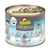 GranataPet DeliCATessen Limited Winteredition. Németországban készült, gabonamentes, gránátalmamaggal, zöldkagylóval és lazacolajjal. Hóban lévő macska látható.