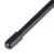 Black metal rod with rounded tip, suitable for accessories or assembly purposes.