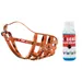 COLORI® muselière chien de berger L, marron clair - lot économique : muselière taille 9 + 30 ml de nettoyant rapide