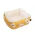 vierkant: ca. L 47 x B 47 x H 21 cm