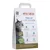 Zak almo nature Natural Cat Litter, 100% plant-based, ultra-absorberend, geurcontrole, composteerbaar, veilig, chemievrij. Inhoud: 2,5 kg. Afbeelding van kat en korrelstructuur zichtbaar.