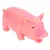 Grunting Latex Squeaker Pig Toy - Pink: approx. 23cm