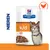 Hill's Prescription Diet k/d, NIEREN, afbeelding van een kat, schaal met stukjes voer, symbool voor kip, ActivBiome+ Kidney Defense-logo zichtbaar.